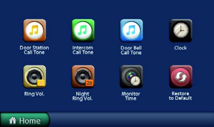 Dveřní monitor PM-D274T, dotyková obrazovka TFT 7"