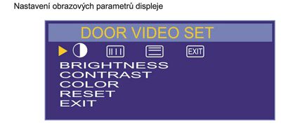 Bytový monitor CDV-70H, bílý