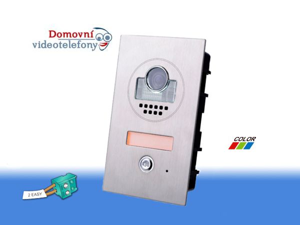 Dveřní stanice PC-D247, 1x zvonek