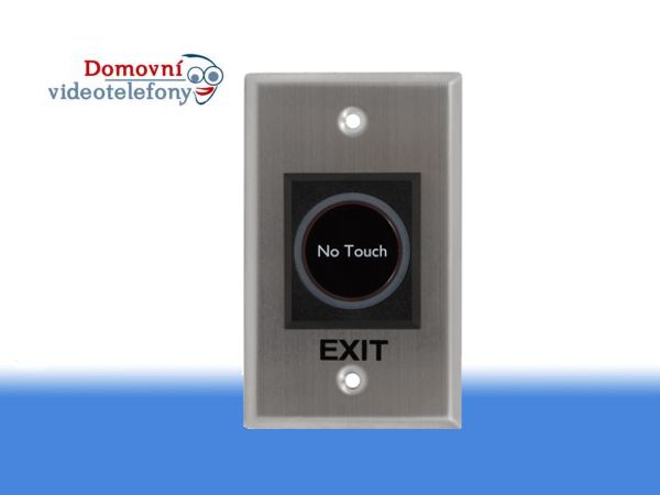 Bezdotykové EXIT tlačítko s IR senzorem 