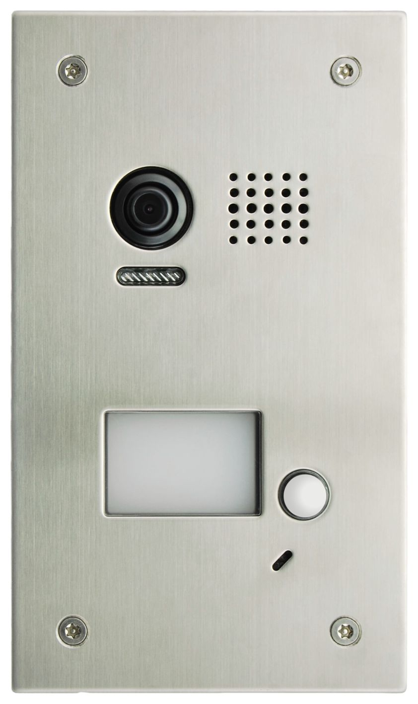 Dveřní telefon PC-D249-1, objektiv kamery 105°, zápustná montáž