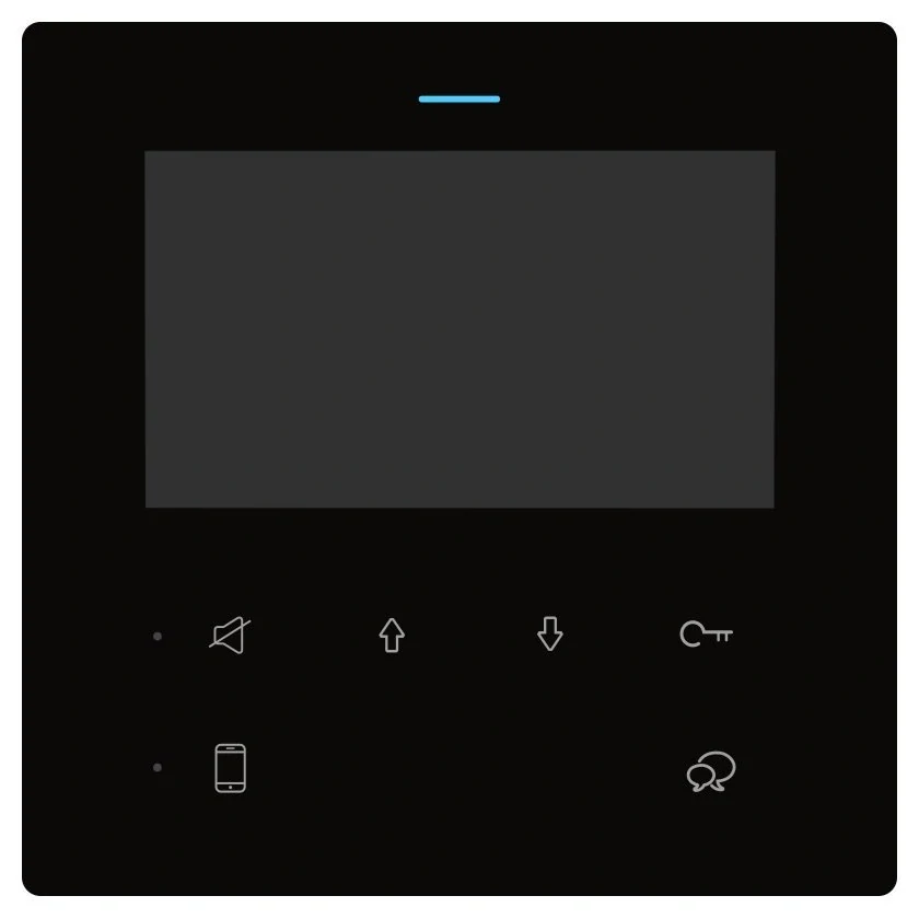 Bytový monitor PM-D244F-B, barevná 4,3" obrazovka, CZ