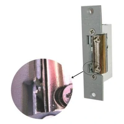 Nízkoorběrový elektromechanický zámek s mechanickou blokací DZ-12VDC-M