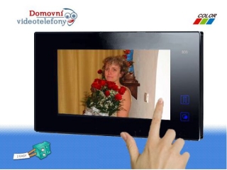 Dveřní monitor PM-D275T-B   dotyková obrazovka TFT 7"